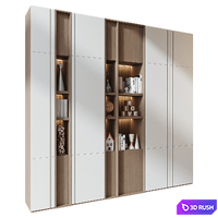 Furniture composition GHS-2612 3D Model Corona