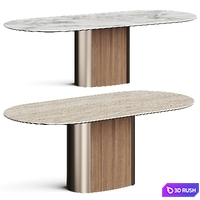 Calligaris Yoroi Dining Table 3D Model Vray, Corona
