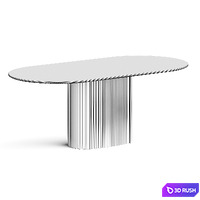 Calligaris Yoroi Dining Table 3D Model Vray, Corona