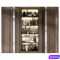 Furniture composition 841 3D Model Corona