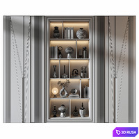Furniture composition 841 3D Model Corona