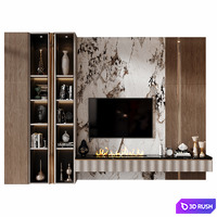 TV Shelf YTR-142 3D Model Vray