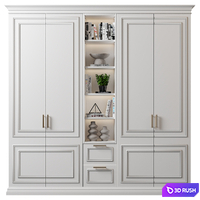 Wardrobe 3D Model Vray, Corona
