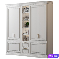 Wardrobe 3D Model Vray, Corona
