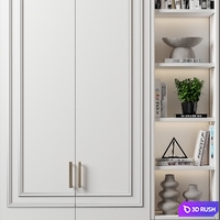 Wardrobe 3D Model Vray, Corona