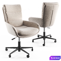Office chair Sergio La Redoute 3D Model Vray, Corona