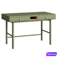 Binker desk 3D Model Vray, Corona