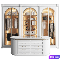 Dressing room 26 3D Model Corona