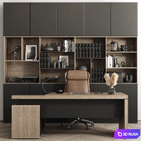Boss desk 010 3D Model Corona