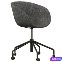 Yvette chair 3D Model Vray, Corona