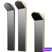 Stardust Baxter Mirror 3D Model Vray, Corona
