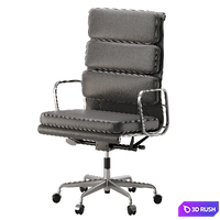 Vitra Soft Pad Chair EA 219 3D Model Corona