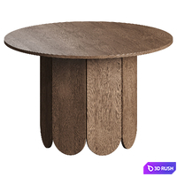 Clifford table 3D Model Vray, Corona