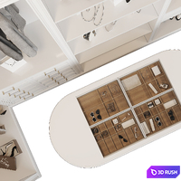 Dressing room 29 3D Model Corona