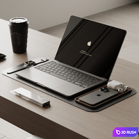 Workplace 27 3D Model Vray, Corona