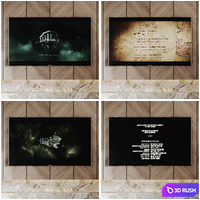 TV wall with bio-fireplace 3D Model Corona