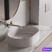 Bathroom furniture-1 3D Model Vray, Corona