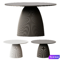 Gallus Dining Table 3D Model Corona