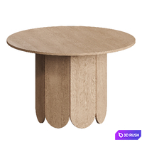 Clifford Thorvall table and chairs Divan.ru 3D Model Vray, Corona