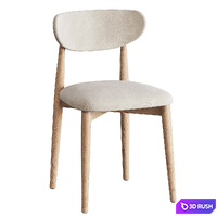 Clifford Thorvall table and chairs Divan.ru 3D Model Vray, Corona