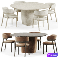 Uplift Chair, Liaison Conference Table 3D Model Corona
