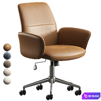 Simona office chair blue 3D Model Corona