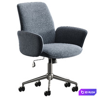 Simona office chair blue 3D Model Corona