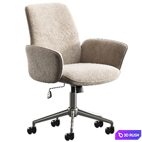 Simona office chair blue 3D Model Corona