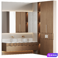 Bathroom furniture 13 3D Model Corona