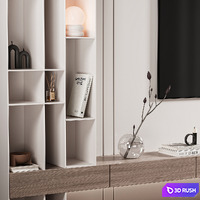 TV Set 09 3D Model Vray, Corona