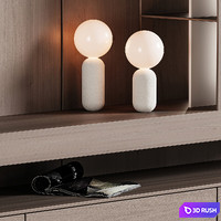 TV Set 010 3D Model Vray, Corona