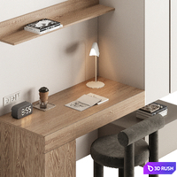 Workplace 012 KM 3D Model Corona
