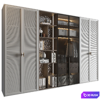 Furniture Composition 298 3D Model Vray, Corona