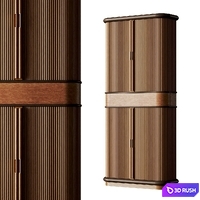 Soho Home Dorian Entryway Closet 3D Model