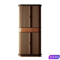 Soho Home Dorian Entryway Closet 3D Model Vray, Corona