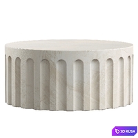 Partlow Concrete Outdoor Coffee Table 3D Model Vray, Corona