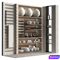 Minimal Rack 2 3D Model Vray, Corona