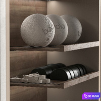 Minimal Rack 2 3D Model Vray, Corona