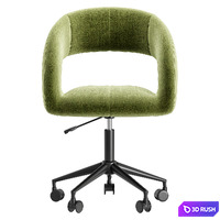 Mia Office Chair . Stool Group 3D Model Corona
