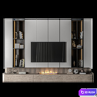 TV Wall Liem 29 3D Model Vray, Corona