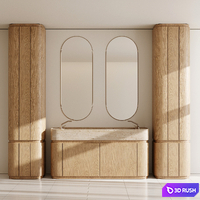Bathroom furniture by Fauset Bathroom 128 3D Model Vray, Corona