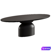 Dining Set 003 3D Model Corona