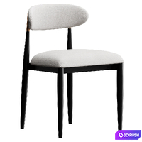 Dining Set 003 3D Model Corona