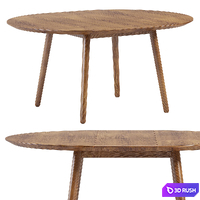 Fjord Table 3D Model Corona