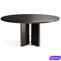 District Eight FAIFO BLCK Round Table 3D Model Vray, Corona