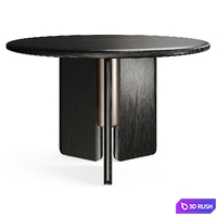 District Eight FAIFO BLCK Round Table 3D Model Vray, Corona