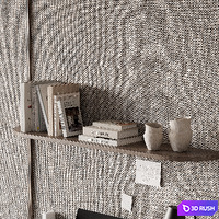 Workplace 14 3D Model Vray, Corona