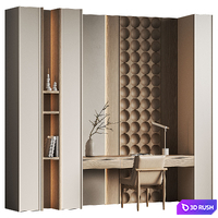 Workplace 13 3D Model Corona