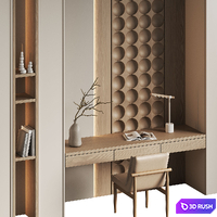 Workplace 13 3D Model Corona
