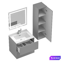 Furniture set AM.PM Struktura 60cm 3D Model Corona